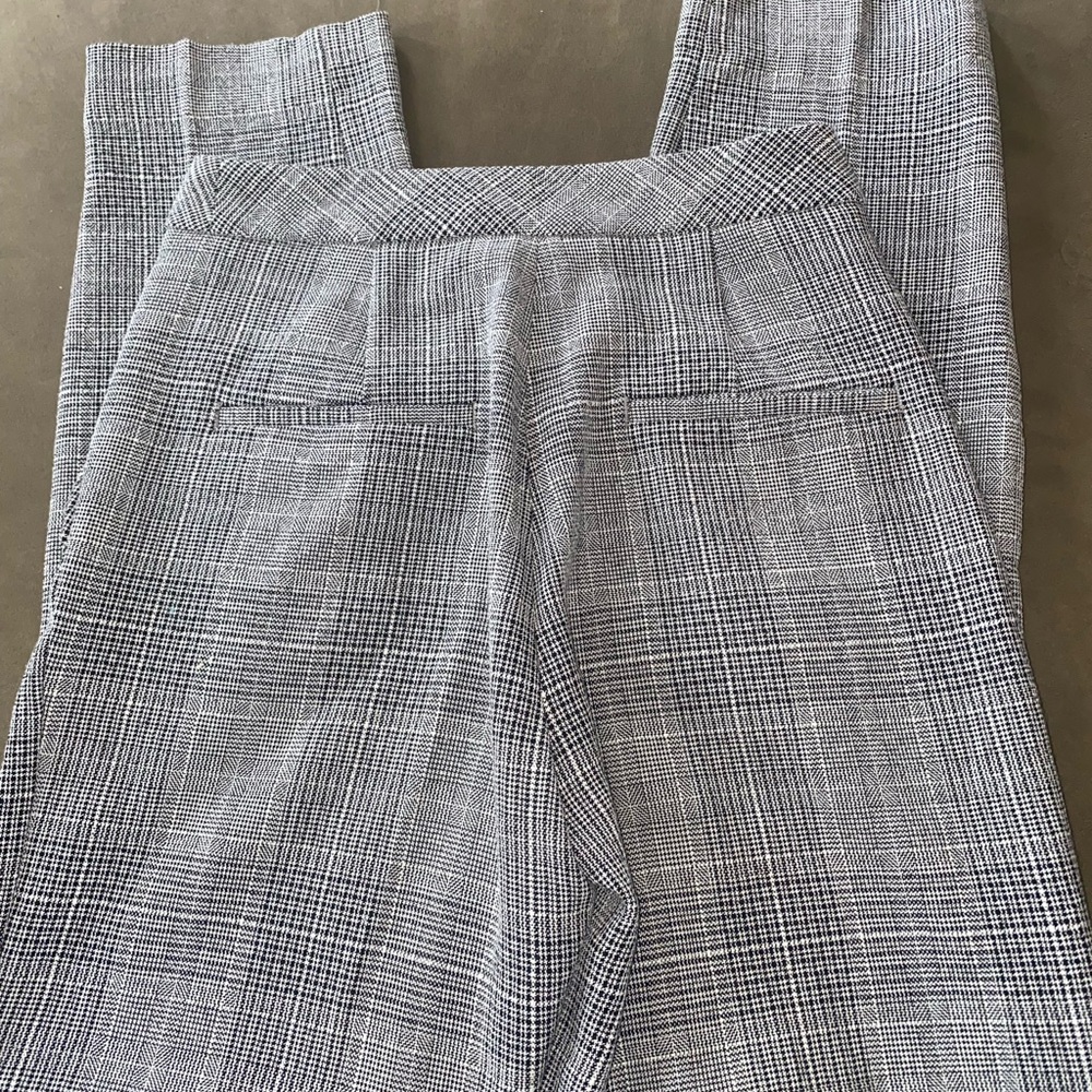 H&M black and white dress pant size 0